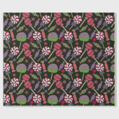Bonbonmuster | Lollenmuster | Lollipop 16 Geschenkpapier (Flach)