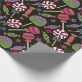 Bonbonmuster | Lollenmuster | Lollipop 16 Geschenkpapier (Ecke)