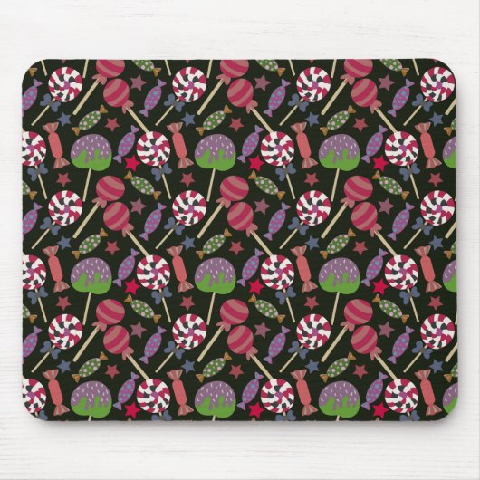 Bonbonmuster | Lollenmuster | Lollipop 16 Mousepad (Vorne)