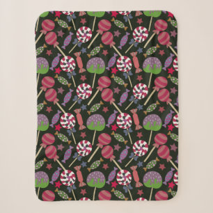Bonbonmuster   Lollenmuster   Lollipop 16 Sherpadecke