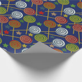 Bonbonmuster | Lollenmuster | Lollipop 17 Geschenkpapier (Ecke)