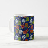 Bonbonmuster | Lollenmuster | Lollipop 17 Kaffeetasse (Vorderseite Links)