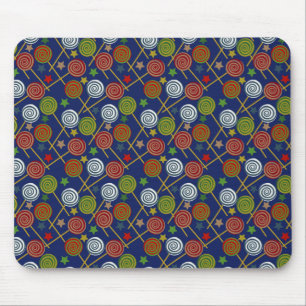 Bonbonmuster Lollenmuster Lollipop 17 Mousepad