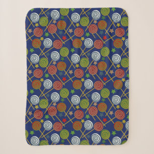 Bonbonmuster Lollenmuster Lollipop 17 Sherpadecke