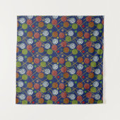 Bonbonmuster | Lollenmuster | Lollipop 17 Wandteppich (Vorderseite (Horizontal))