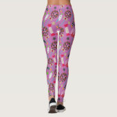 Bonbonmuster | Lollenmuster | Lollipop 19 Leggings (Rückseite)