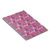 Bonbonmuster | Lollenmuster | Lollipop 19 Notizblock (Rechte Seite)