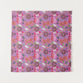 Bonbonmuster | Lollenmuster | Lollipop 19 Wandteppich (Vorderseite (Horizontal))
