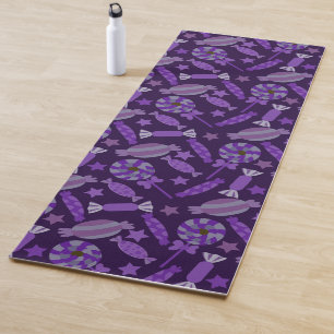 Bonbonmuster Lollenmuster Lollipop 20 Yogamatte