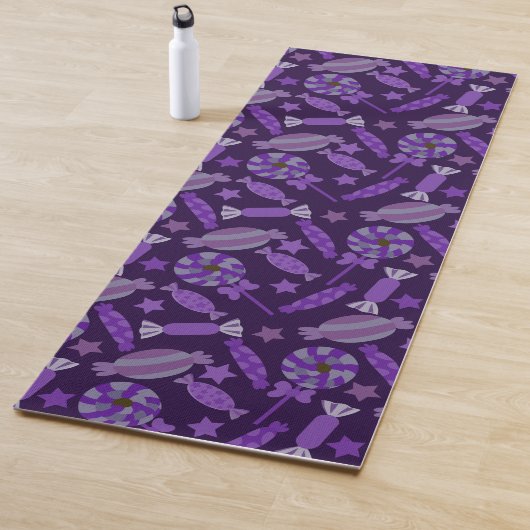 Bonbonmuster | Lollenmuster | Lollipop 20 Yogamatte (Beispiel)