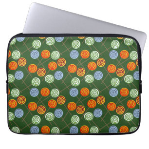 Bonbonmuster Lollenmuster Lollipop 22 Laptopschutzhülle