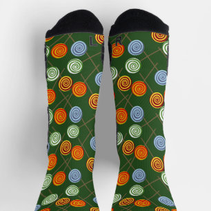 Bonbonmuster   Lollenmuster   Lollipop 22 Thro Socken