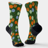 Bonbonmuster | Lollenmuster | Lollipop 22 Thro Socken (Gewinkelt)