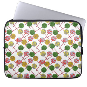 Bonbonmuster Lollenmuster Lollipop 24 Laptopschutzhülle