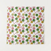 Bonbonmuster | Lollenmuster | Lollipop 24 Wandteppich (Vorderseite (Horizontal))