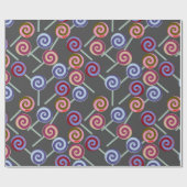 Bonbonmuster | Lollenmuster | Lollipop 27 Geschenkpapier (Flach)