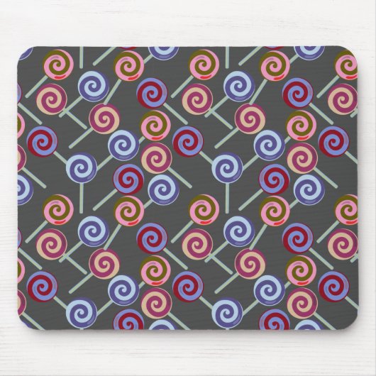 Bonbonmuster | Lollenmuster | Lollipop 27 Mousepad (Vorne)