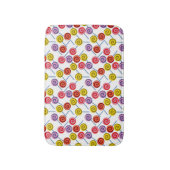 Bonbonmuster | Lollenmuster | Lollipop 2 Badematte (Vorderseite Vertikal)