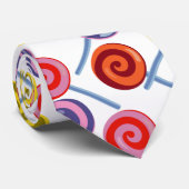 Bonbonmuster | Lollenmuster | Lollipop 2 Krawatte (Gerollt)