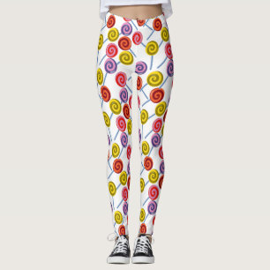 Bonbonmuster Lollenmuster Lollipop 2 Leggings