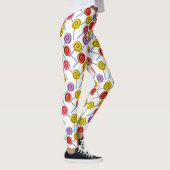 Bonbonmuster | Lollenmuster | Lollipop 2 Leggings (Rechts)