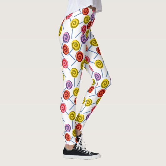 Bonbonmuster | Lollenmuster | Lollipop 2 Leggings (Rechts)