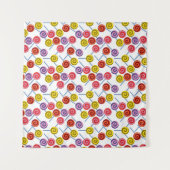 Bonbonmuster | Lollenmuster | Lollipop 2 Wandteppich (Vorderseite (Horizontal))