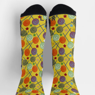 Bonbonmuster   Lollenmuster   lollipop 30 Hinweis Socken