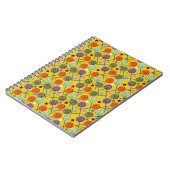 Bonbonmuster | Lollenmuster | Lollipop 30 Notizblock (Linke Seite)
