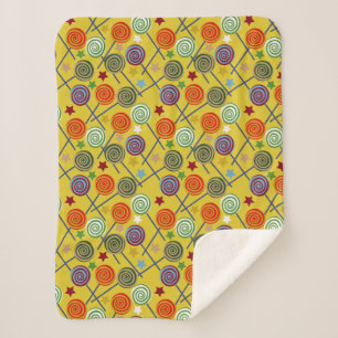 Bonbonmuster   Lollenmuster   Lollipop 30 Sherpadecke