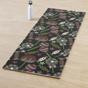 Bonbonmuster Lollenmuster Lollipop 31 Yogamatte