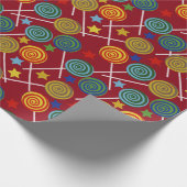 Bonbonmuster | Lollenmuster | Lollipop 32 Geschenkpapier (Ecke)