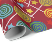 Bonbonmuster | Lollenmuster | Lollipop 32 Geschenkpapier (Rolleneckpunkt)