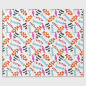 Bonbonmuster | Lollenmuster | Lollipop 35 Geschenkpapier (Flach)