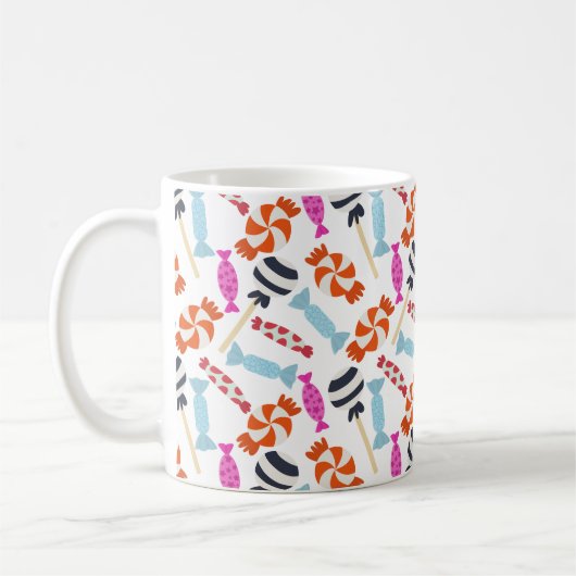 Bonbonmuster | Lollenmuster | Lollipop 35 Kaffeetasse (Links)
