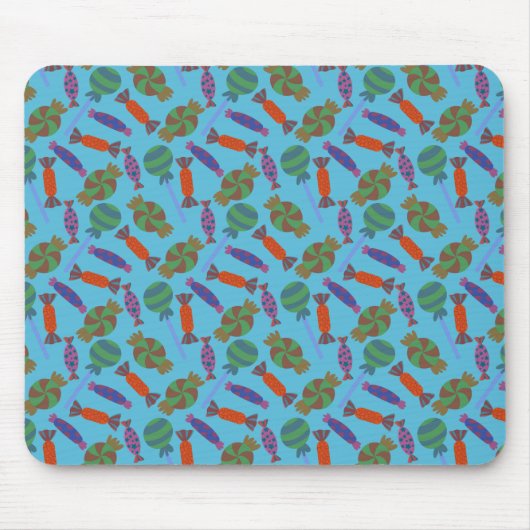 Bonbonmuster | Lollenmuster | Lollipop 36 Mousepad (Vorne)