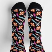 Bonbonmuster | Lollenmuster | Lollipop 37 Dreh Socken (Oben)