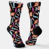 Bonbonmuster | Lollenmuster | Lollipop 37 Dreh Socken (Gewinkelt)