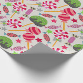 Bonbonmuster | Lollenmuster | Lollipop 38 Geschenkpapier (Ecke)