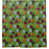 Bonbonmuster | Lollenmuster | Lollipop 39 Duschvorhang (Vorderseite)
