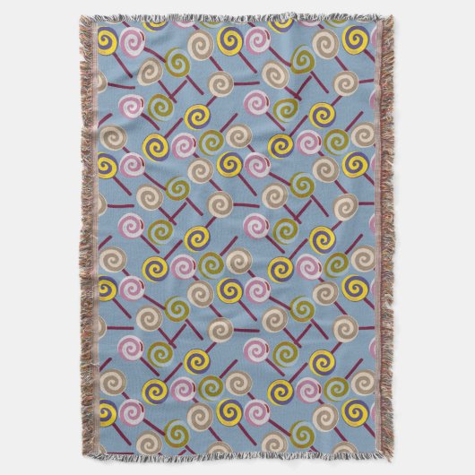 Bonbonmuster | Lollenmuster | Lollipop 3 Decke (Vorderseite Vertikal)