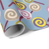 Bonbonmuster | Lollenmuster | Lollipop 3 Geschenkpapier (Rolleneckpunkt)