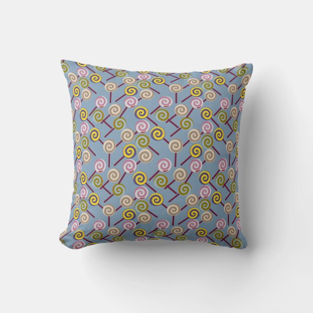 Bonbonmuster | Lollenmuster | Lollipop 3 Kissen (Vorderseite)
