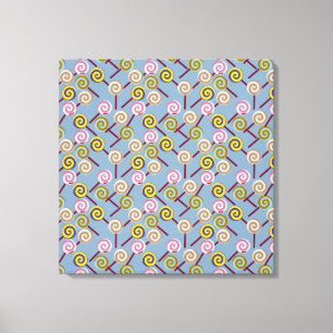 Bonbonmuster   Lollenmuster   Lollipop 3 Leinwanddruck