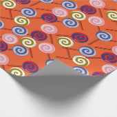 Bonbonmuster | Lollenmuster | Lollipop 42 Geschenkpapier (Ecke)