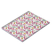 Bonbonmuster | Lollenmuster | Lollipop 45 Notizblock (Linke Seite)