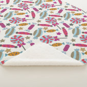 Bonbonmuster | Lollenmuster | Lollipop 45 Sherpadecke (3/4)