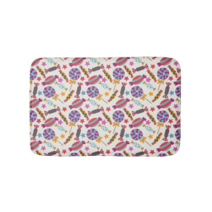 Bonbonmuster Lollenmuster Lollipop 46 Badematte