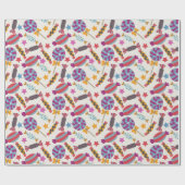 Bonbonmuster | Lollenmuster | Lollipop 46 Geschenkpapier (Flach)