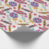 Bonbonmuster | Lollenmuster | Lollipop 46 Geschenkpapier (Ecke)